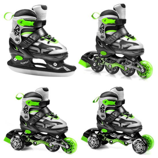 Spokey Quattro Πατίνια παγοπέδιλα rollers 4in1 No 30-33 Spokey Quattro Πατίνια παγοπέδιλα rollers 4in1 No 30-33